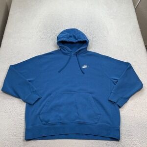 Nike Hoodie Men's Size XL Sportswear Club Fleece Pullover Logo BV2654-407